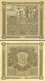*100 Markka Fínsko 1939, P73 VF - Kliknutím na obrázok zatvorte -